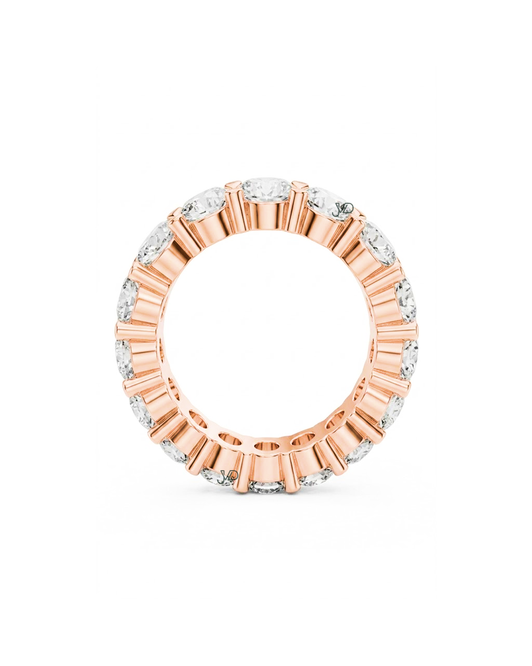 Round Cut Diamond Eternity Ring | Lab-Grown Diamond Full Band Ring | JVDSON thumbnail