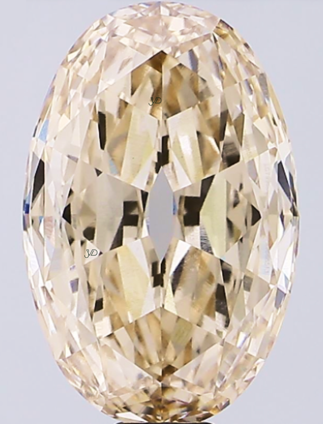 25.14 Carat Light Brown Oval Lab-Grown Diamond | IGI Certified | JVDSON